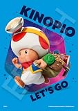 エポック社（EPOCH） 108ピース ジグソーパズル 映画 「ザ・スーパーマリオギャラクシー・ムービー」 キノピオ （18.2×25.7cm） 02-233 のり付き ヘラ付き 点数券付き