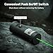 MidTen Rechargeable 12 Gauge Bore Sight Laser Green Laser Bore Sighter 12-Gauge with Convenient On/Off Switch, 12 GA Boresighter for Precision Zeroing