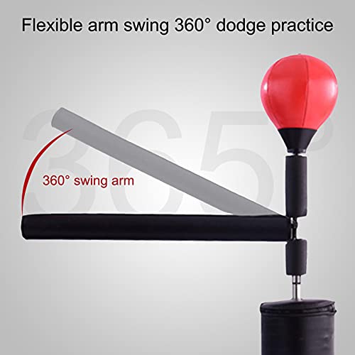 Boxe com barra de velocidade,saco de pancadas com suporte para crianças e adultos - Barra de velocid