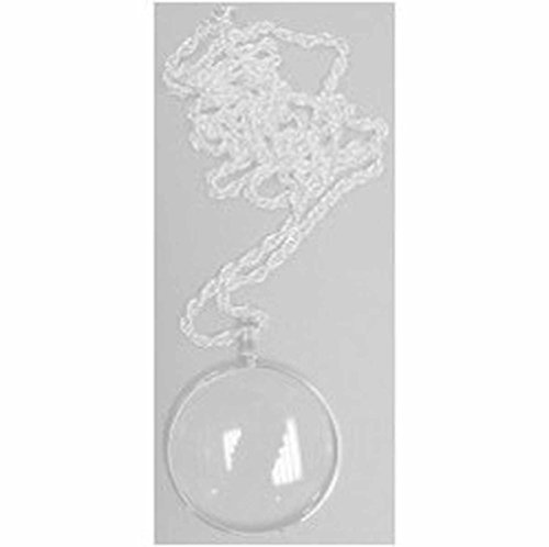 4X Everyday Silver Tone Pendant Magnifier with Chain
