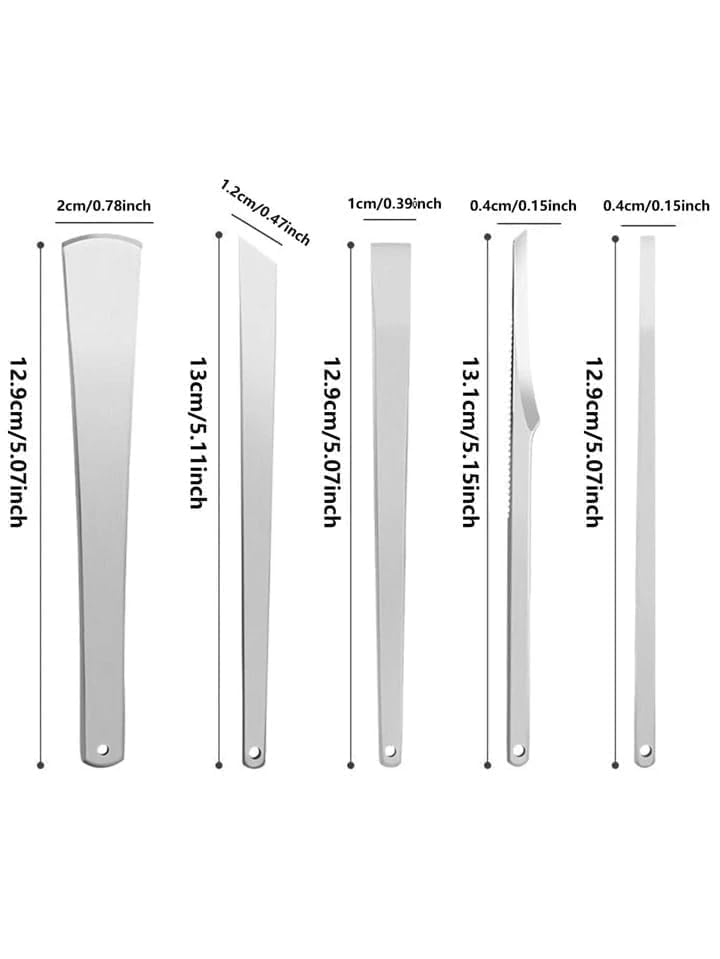 Image of Piercell Pedicure Knife Set | Dead Skin Corn Foot Callus Remover Kit | Personal Care Tool & Accessories | For Ingrown Toenail File /Lifter | Foot Repair Tools With Sharp Blade | Foot Scraper (Set of 1)