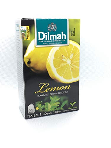 Pure Ceylon Flavoured black Tea by DILMAH || �����̗ǂ��g�� || �����ȃZ�C���� || 30g -20 tea bags || �ь�,(apple0,�V�i����(cinnamon),�o�j��(vanilla),�X�g