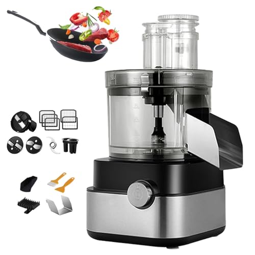 Elettrico per verdure con 5 lame, preparazione degli alimenti senza sforzo per una preparazione rapida e facile dei pasti in cucina, chef casalinghi e appassionati di cucina