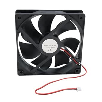 DC 12V Ventilateur 12 V 12 cm 12025 Silencieux Double Ventilateur Hydraulique à Roulement à
