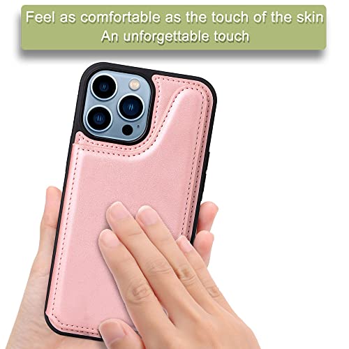 Support iPhone 6 Plus intégré avec cette coque rabat bleu anti-rayures - 6