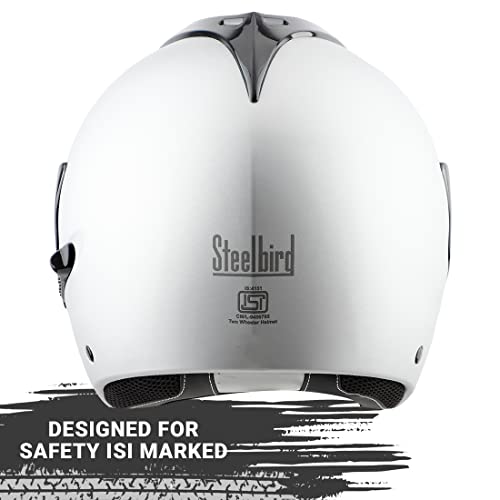 Image of Steelbird SB-34 ISI Certified Flip-Up Helmet for Men and Women with Inner Sun Shield