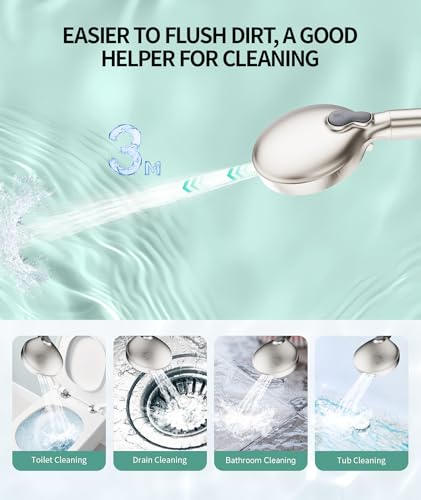 SR SUN RISE Filtered Shower Head with Handheld High Pressure 9 Spray Mode Showerhead Detachable Shower Head Water Softener Filters Beads for Hard Water Remove Chlorine - Image 6