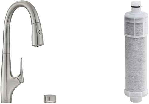 Miniatura 7 de American Standard 4902330.075 Saybrook - Grifo de cocina filtrado de doble rociado en acero inoxidable