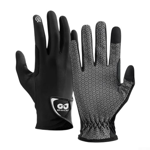 Eawfgtuw Cool Ice - Guantes ecuestres de seda con palma de silicona antideslizante, guantes de equitación transpirables para un mejor agarre y control, cómodos guantes de caballo para mujeres y