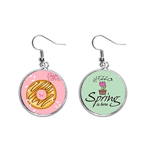 Pendientes de primavera tipo dona amante, el regalo original