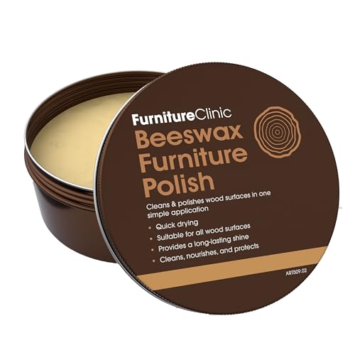 {Muebles de Madera de Pino Natural Muebles de Madera de Pino Pulimento de cera de abejas Furniture Clinic para madera y muebles – 200 ml – Cera de abejas natural para maderas de...