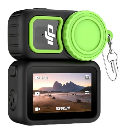 Geiomoo Silicone Cover for DJI Osmo Nano Case Vlogging Camera, Soft Flexible Scratch Resistant Protective (Black)