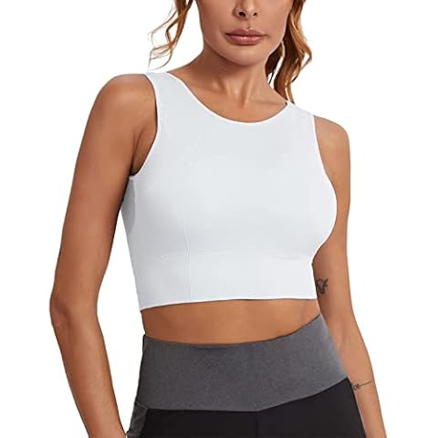 Ruiyete Sports Bra Teal Bra Tops Bra Sports Women's Sports Crop Longline in Yoga High Top Bra Built Impact Wireless Racerback Bra Yoga Bra Cover