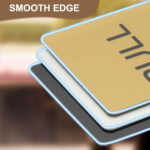 PATIKIL 1Set Schild Auf Und Zu Schilder Sticker 3in Auf Und Zu Schilder Sticker Platte Acryl Vertikal Selbstklebend Für Türen Glas Fenster Geschäfte Läden Quadratisch Schwarz