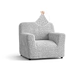 PAULATO BY GA.I.CO. Chair Cover - Armchair Cover - Armchair Slipcover - Soft Fabric Slipcover - 1-Pi