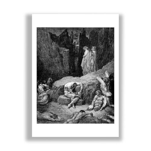 Dante's Inferno Dantes Curiosity impression mat Gustave Doré pour sublimer votre bibliothèque