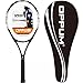 oppum Adult Carbon Fiber Tennis Racket, Super Light Weight Tennis Racquets Shock-Proof and Throw-Proof,Include Tennis Bag Tennis Overgrip (New T80 -(Black), 4 3/8)