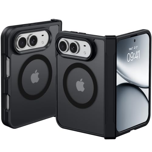BENTOBEN Magnetic for iPhone Duo Case [Compatible with MagSafe],Black