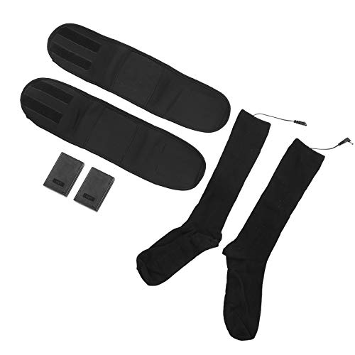 Electric Heated Socks Rechargeable Cotton Thermal Socks Winter Outdoor Foot Warmer