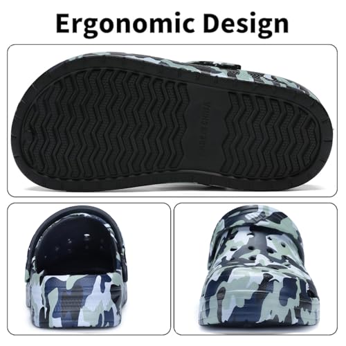 Image of Boy Girls Comfortable Garden Clogs | Slip-On Mules Slides Sandals Beach Slipper for Little /Big Kid