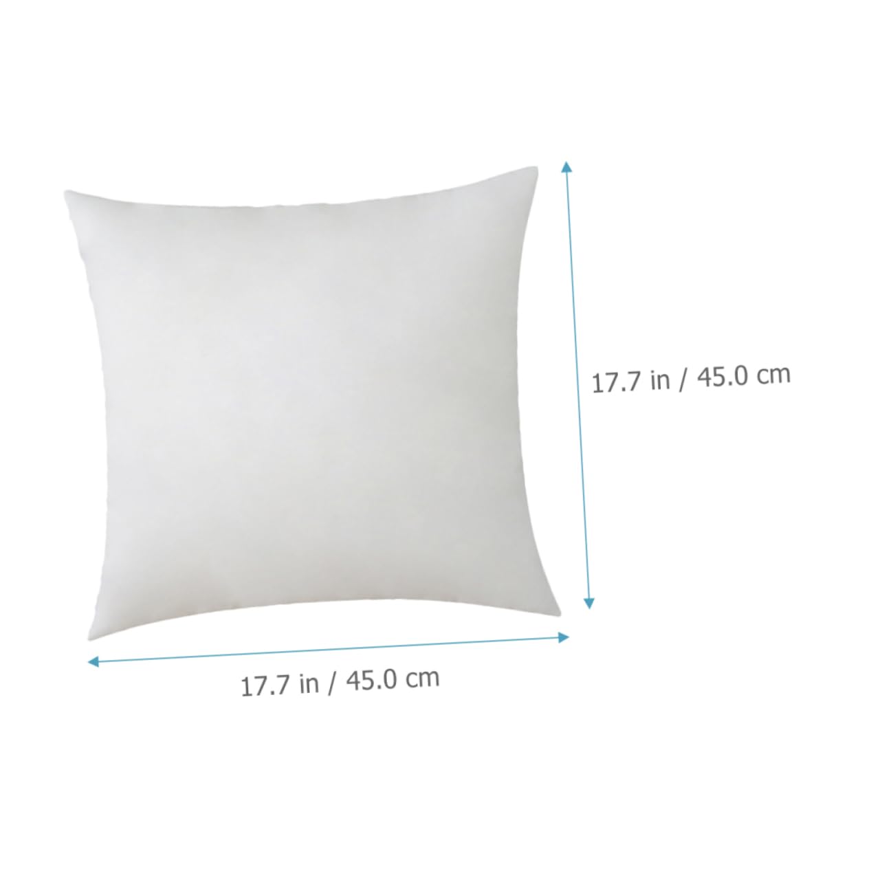 PRETYZOOM Lot de 2 Coussins de Garnissage Rectangulaires, Rembourrage en Coton PP, Doux et Confortable, pour Canapé et Chambre, Blanc