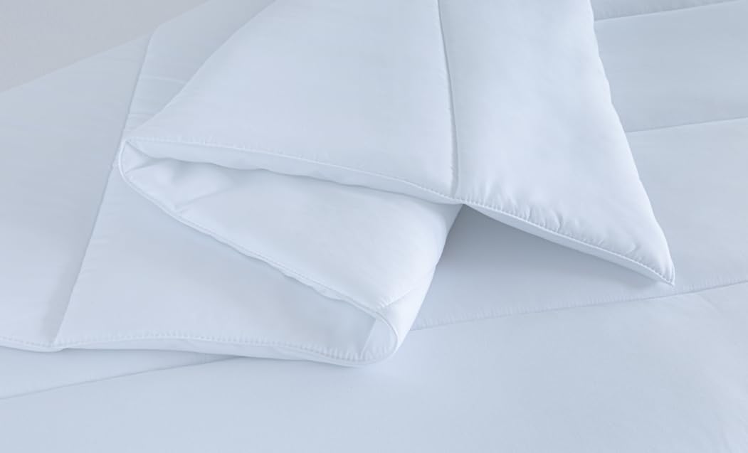 Todocama Dekbed, dekbed van vezel 3002, mijtdicht, herfst-winter, 300 g/m², wit (alle maten verkrijgbaar) (kinderbed 60/70-80 x 160 cm