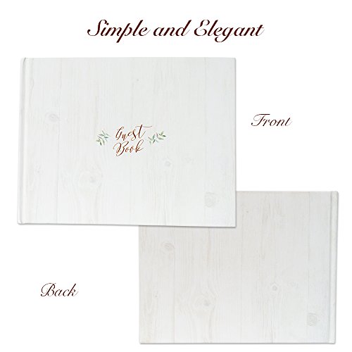 Customoffi Guest Book - Wedding, Graduation, Birthday, Baby Shower, Engagement – Simple And Unique With Its 15 Blank Sheets #TOP2