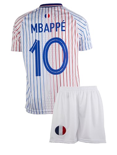 ADEECA Frankreich Mbappe Kinder Trikot für Kinder, Football Trainings...