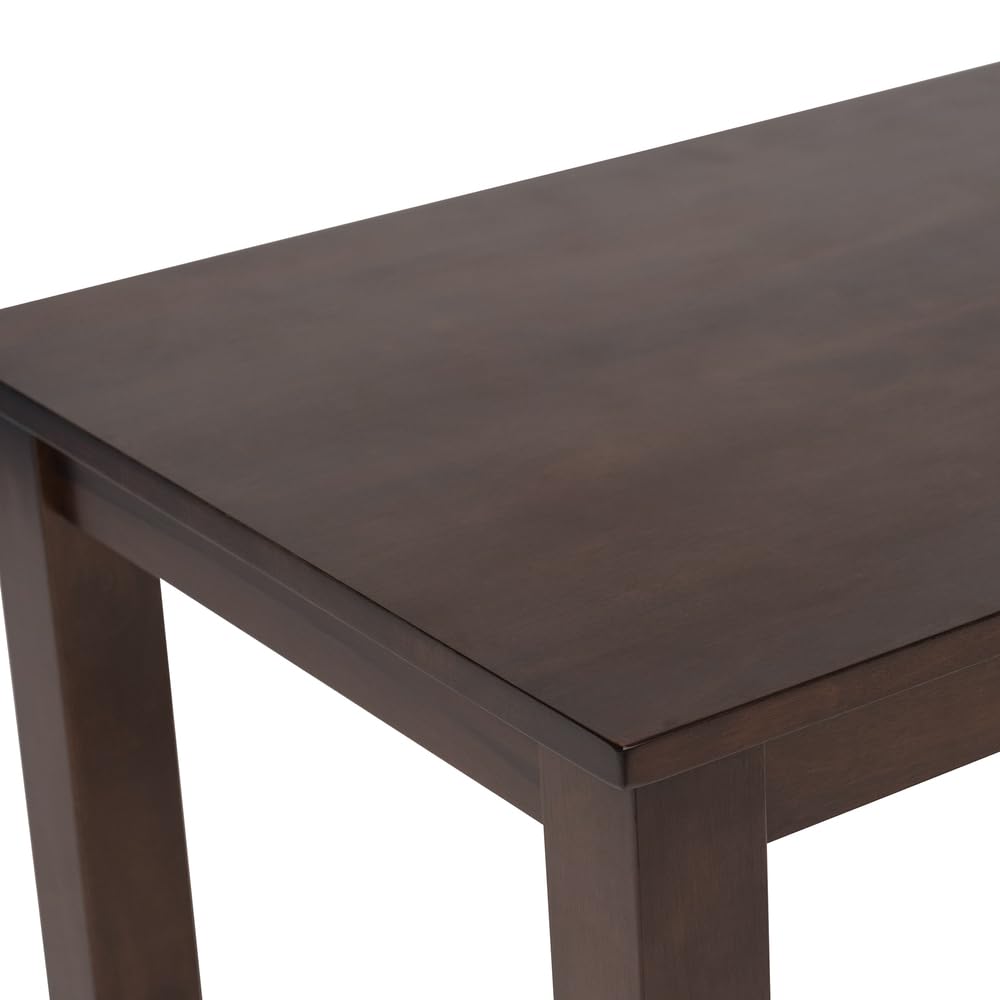 BOX FURNITURE Mesa de Centro Aiko 120x60x40cm en Madera Acabado Color wengué