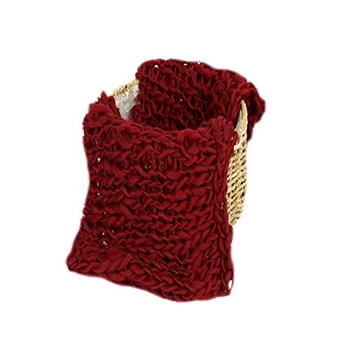 Newborn Boy Girl Photography Props Baby Photo Outfits Backdrop Blanket Wrap Swaddle (Red)