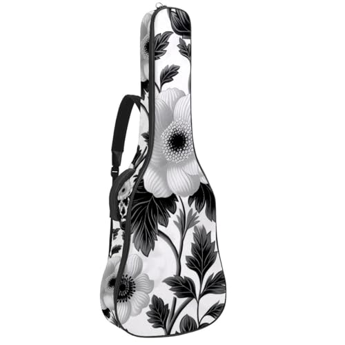 Sac pour guitare contre les rayures avec poches de rangement pour instruments 40 à 42 pouces