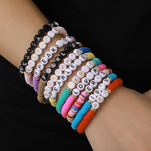 Friendship Bracelets,11Pcs Bracelets Birthday Gifts For Girl Women Sister Music Fans, For Tour Birthday Party Decoration - Image 4