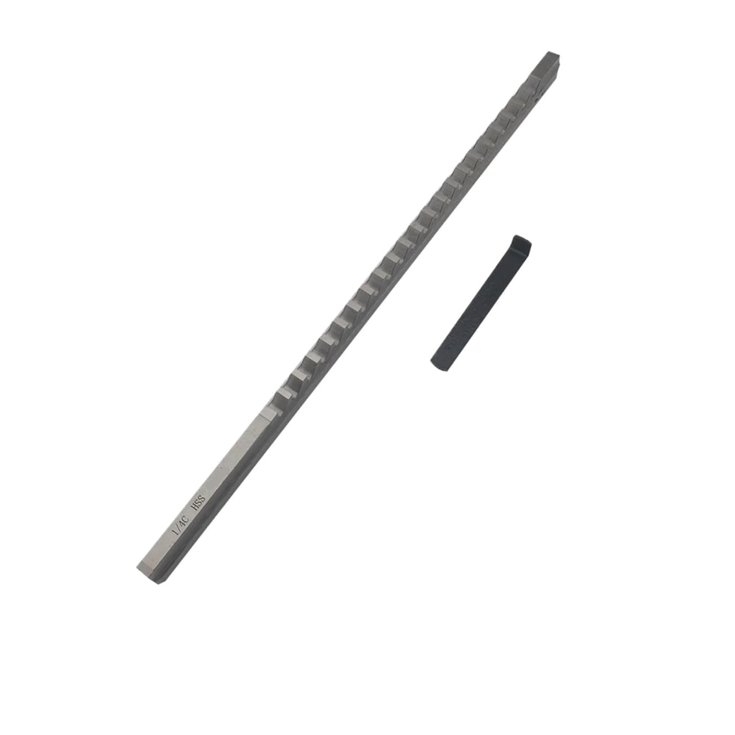 1PC 1/4 C Push Type Keyway Broach Inch Sized High Speed Steel HSS Cutting Tool for CNC Broaching Machine Metalworking