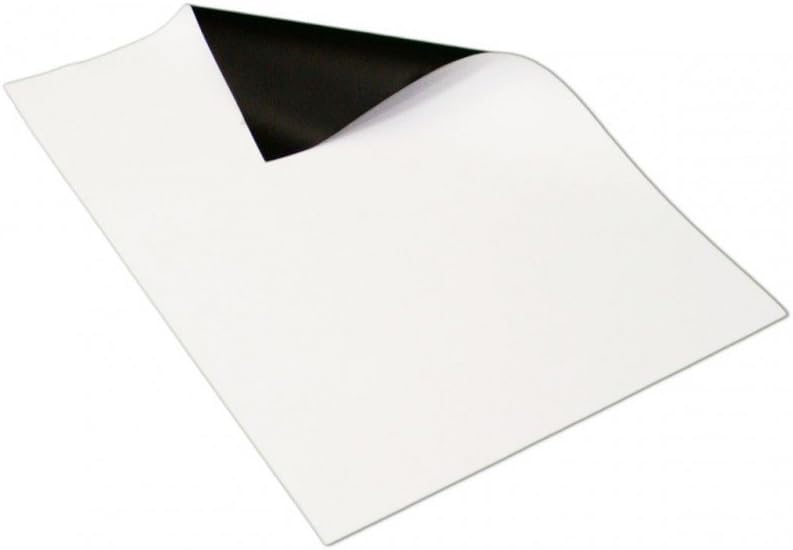 A4 Magnetic Sheets matt White - Strength 0,7 mm, A Sizes:A1 (594 x 841mm)