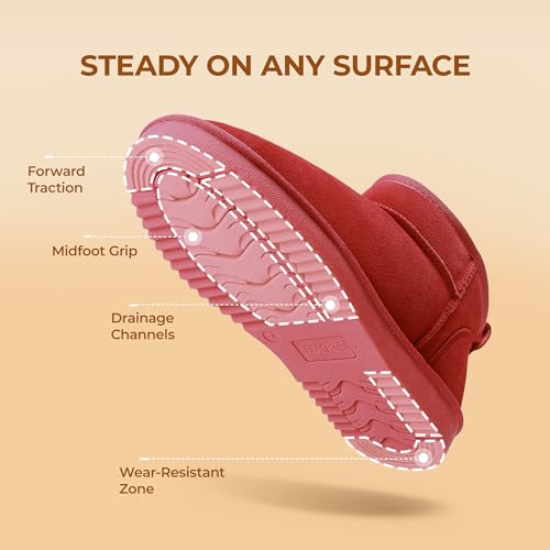 Image of DREAM PAIRS Ankle Winter Mini Boots for Women