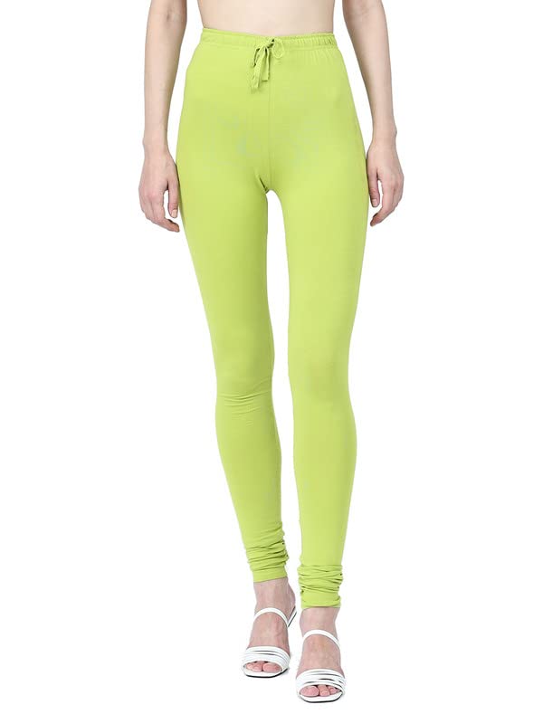 Image of Robinbosky Premium Stretchable Cotton Churidar Legging for Women | Suitable for Formal wear & Casual wear | High-End Elastic Makes The Leggings Squat Proof and Durable for Travel, Yoga, & Workout.