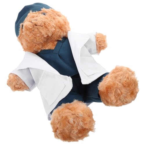 Ours en peluche docteur de 30 cm Hohopeti pour apaiser les enfants au lit