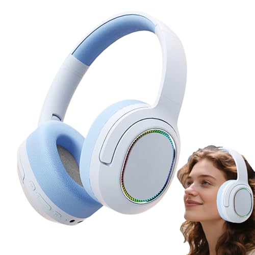 Générique Wireless Headsets, Lightweight Over-Ear Earbuds, Ergonomic Fit Earpiece, Headphones for PC Phone Cell Gym Home Beach Use, Portable Audio