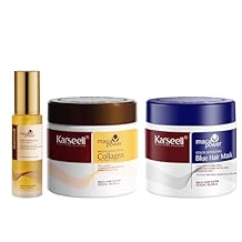 Karseell Blue Hair Color Depositing Mask Collagen Hair Treatment