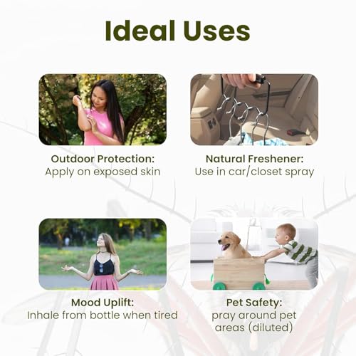 Image of Romyco Citronella Essential Oil 15ml | Natural Insect & Mosquito Repellent Oil | Therapeutic Grade Pure Natural Undiluted | Aromatherapy Diffuser