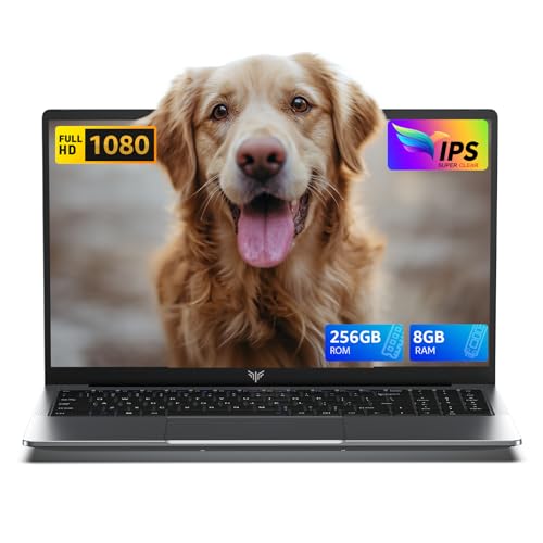 2026 Laptop with Windows 11, Intel Quad-Core Processor (up to 3.6GHZ)16GB DDR4 RAM 512GB SSD,15.6 Inch FHD IPS Display, Metal Body,5000mAh Battery,USB3.2,Portable Laptops Computer for Business Office