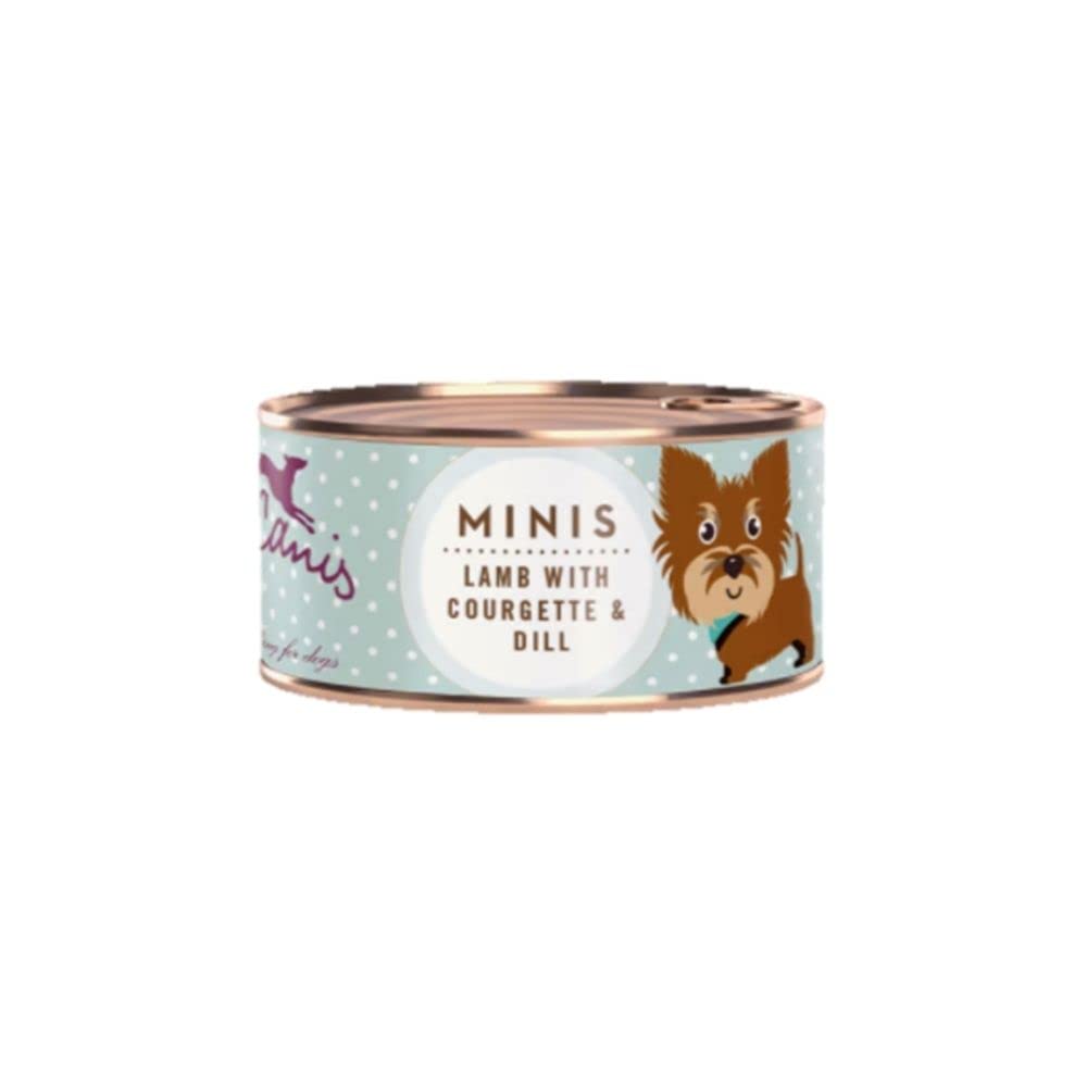 12 Latas Comida Húmeda 100 grs Terra Canis Monoproteica de Cordero para Perros de Razas Mini | ANIMALUJOS