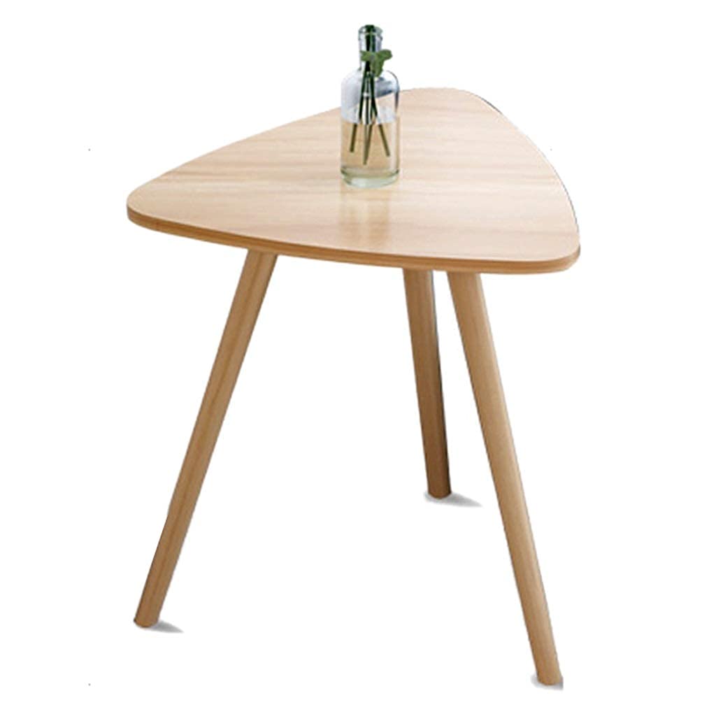 Table café élégante en bois noble design géométrique premium pour salon