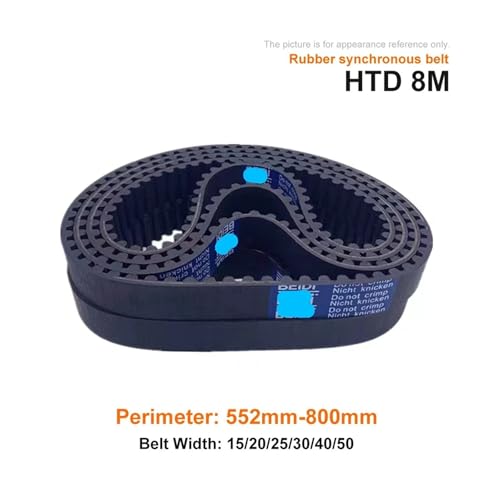 Courroie de distribution HTD 8M 752mm de largeur 40mm en caoutchouc