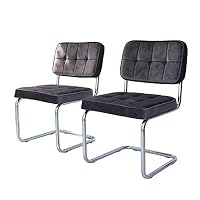 Amazon｜ダイニングチェア 2脚セット おしゃれ カンティレバーチェア