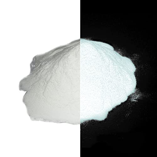 Super Phos Glow in The Dark Powder Pigment - Neutral Colors - .5 Ounce (15g) (Neutral White)