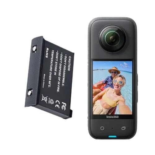 Bateria Recarregável 1800mAh para Câmeras Insta360 X3