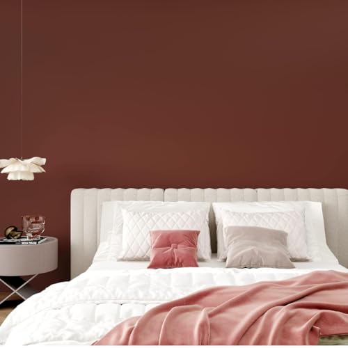 Image of DEEMUS Brown Matte Peel & Stick Self Adhesive Waterproof Sticker for Living Room, Bedroom Office,Almirah, Floor, Tabletop, Wall, Fridge,& Renovation Projects (2 x 25 Feet)