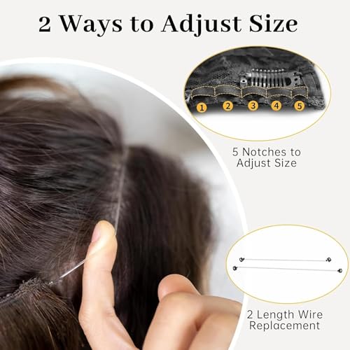 Image of Set of 1, Synthetic 24Inches 5ClipsBased Curly Wavy Lightweight Hair Extension for Women (Golden Highlighted)