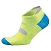 Balega Hidden Dry 2 Moisture-Wicking Socks For Men and Women, Neon Yellow, Small